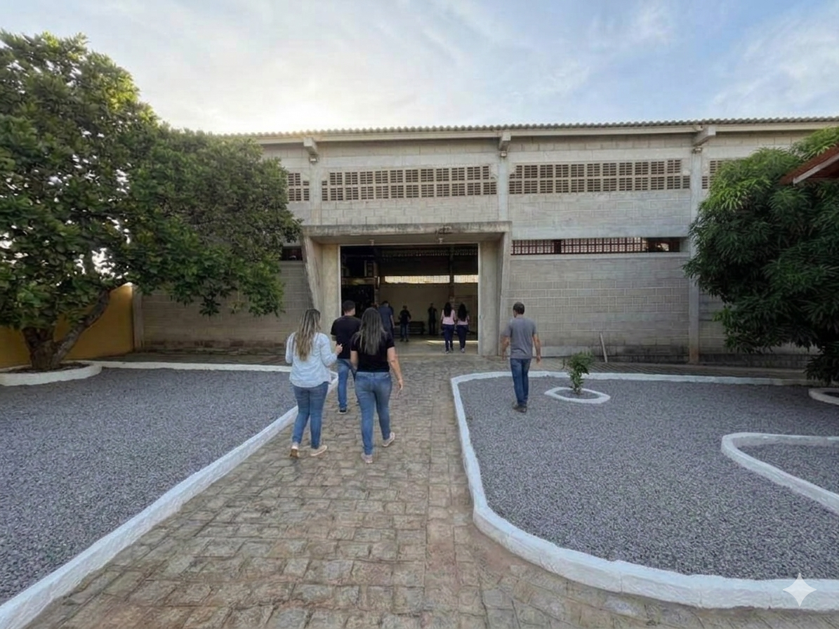 Entrada principal da Chácara